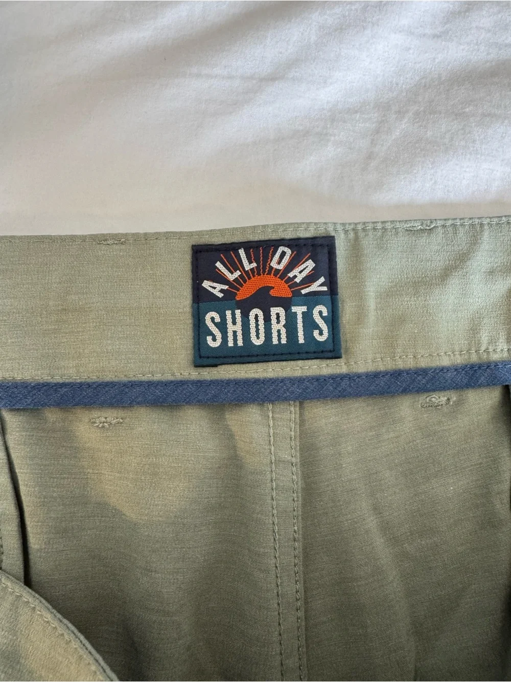 Men's Olive Green Faherty Everyday Shorts - Size 38